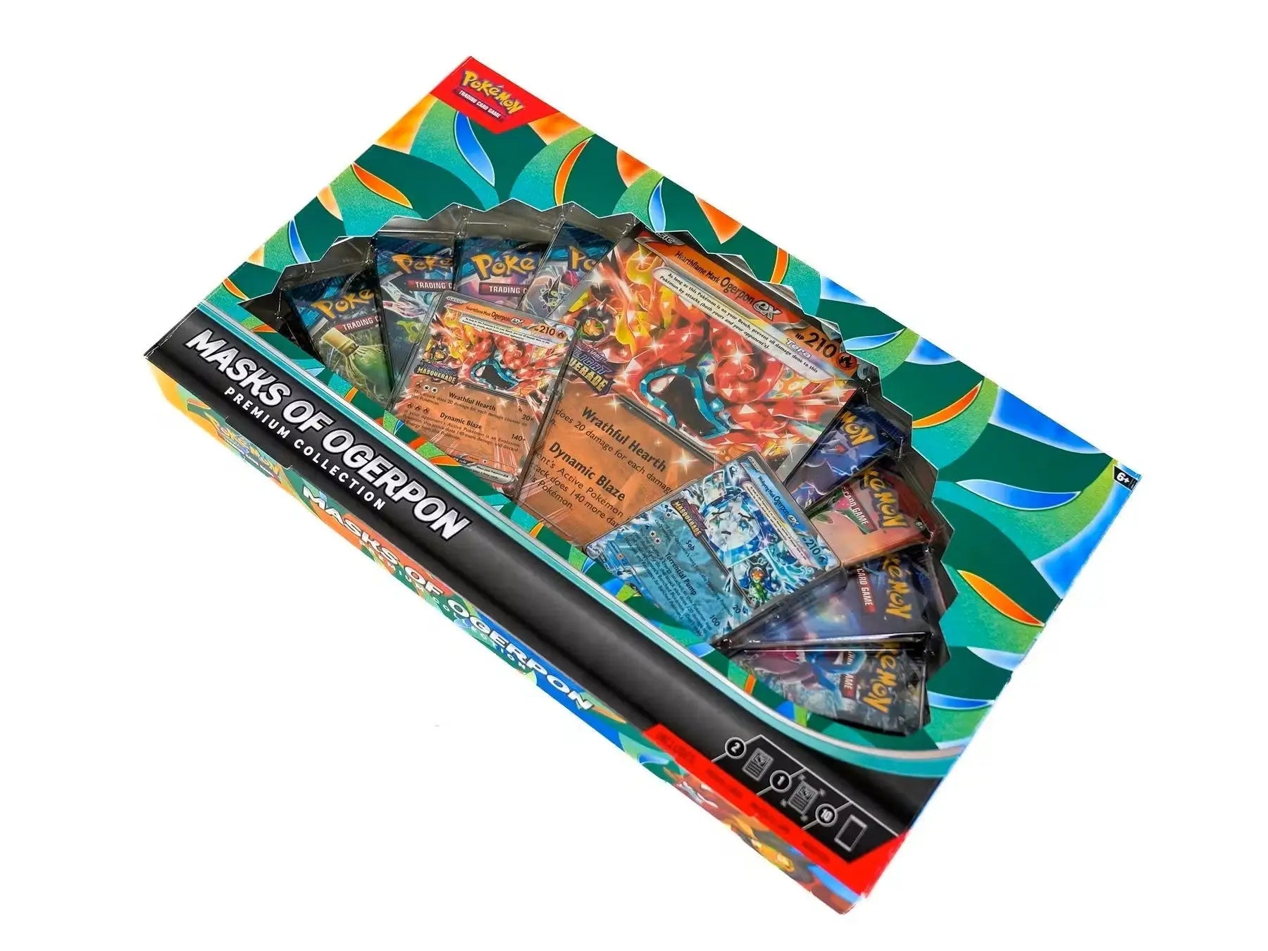 2024 Pokémon Masks of Ogerpon Premium Collection Box | Columbia Sports Cards & More - Pokémon Card Box