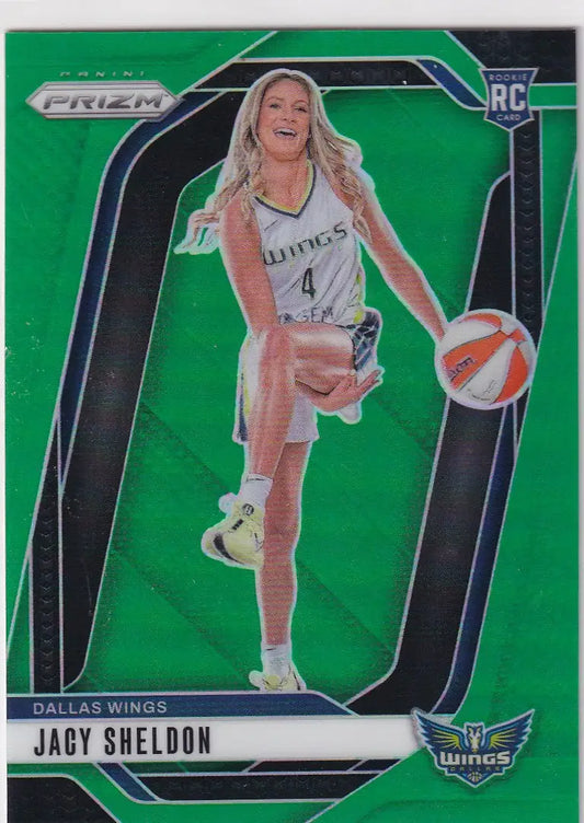 2024 PRIZM #141 JACEY SHELDON GREEN- DALLAS WINGS - Basketball Card Single