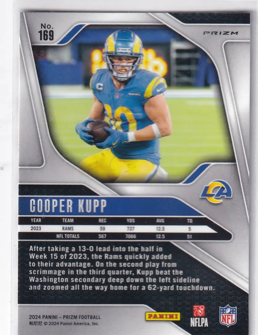 2024 PRIZM #169 COOPER KUPP RED WHITE BLUE- LOS ANGELES RAMS