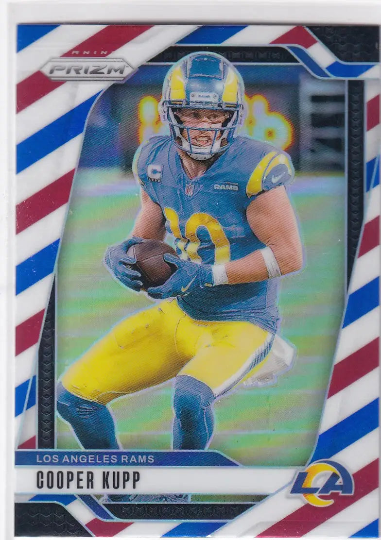 2024 PRIZM #169 COOPER KUPP RED WHITE BLUE- LOS ANGELES RAMS