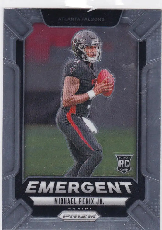 2024 PRIZM #20 MICHAEL PENIX JR EMERGENT- ATLANTA FALCONS - Football Card Single
