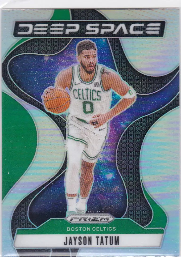 2024 PRIZM #7 JAYSON TATUM DEEP SPACE SILVER- BOSTON CELTICS - Basketball Card Single