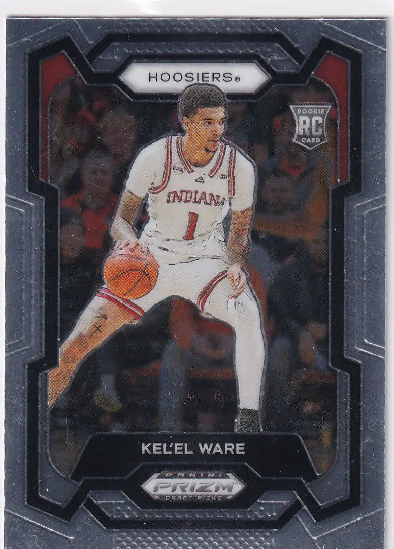 2024 PRIZM DRAFT PICK #24 KELEL WARE- MIAMI HEAT - Basketball Card Single