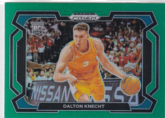 2024 PRIZM DRAFT PICK #50 DALTON KNECHT GREEN WIDESCREEN- LOS ANGELES LAKERS - Basketball Card Single
