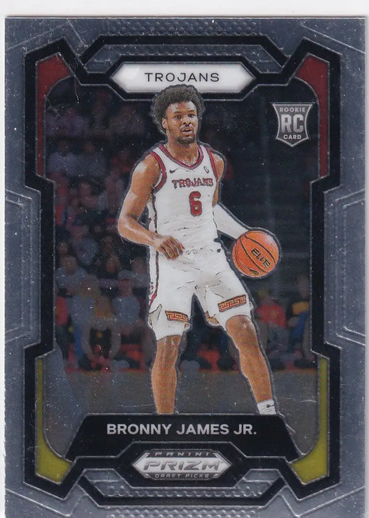 2024 PRIZM DRAFT PICK #86 BRONNY JAMES- LOS ANGELES LAKERS - Basketball Card Single