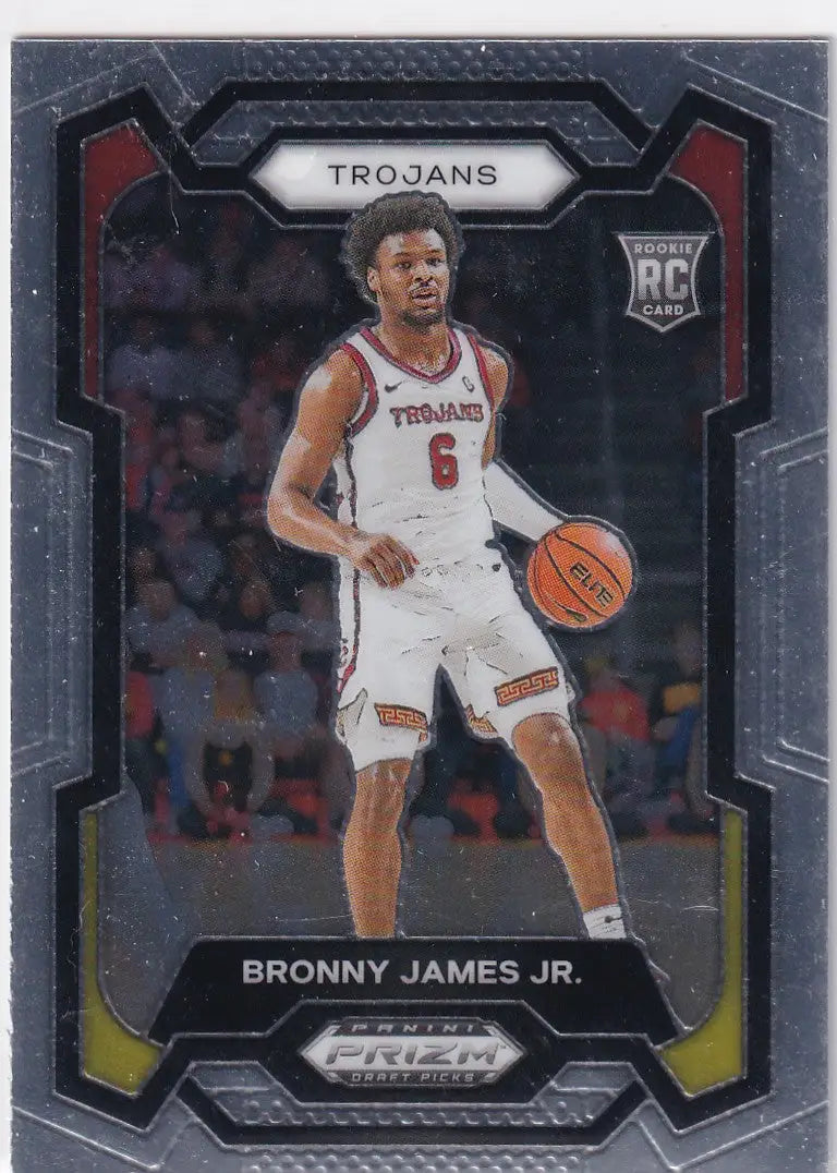 2024 PRIZM DRAFT PICK #86 BRONNY JAMES- LOS ANGELES LAKERS
