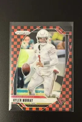 2024 Prizm Kyler Murray #1 Red & Black Checkerboard Prizm Arizona Cardinals - Football Card Single