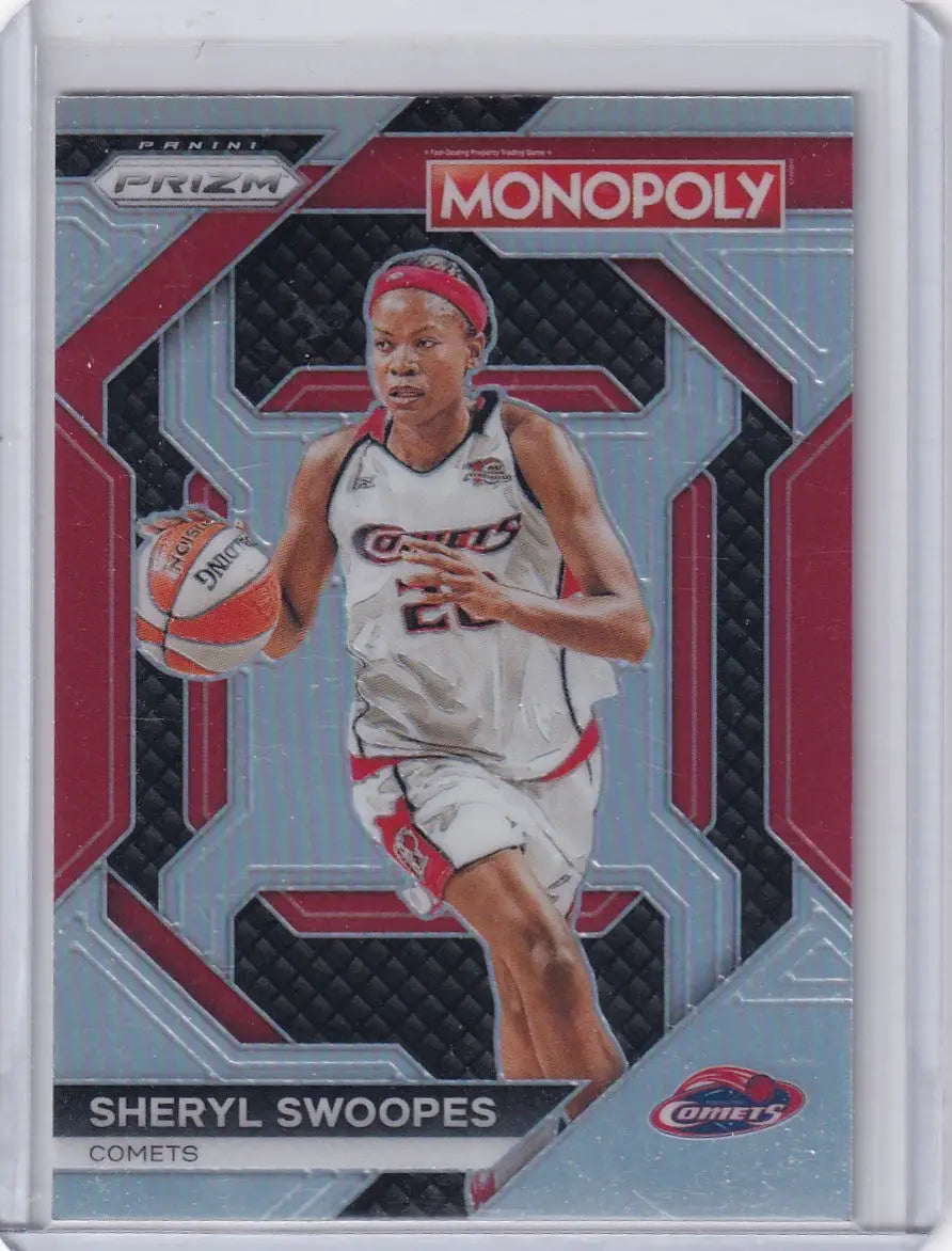 2024 PRIZM MONOPOLY #WNBA21 SHERYL SWOOPES SILVER- HOUSTON COMETS - Basketball Card Single