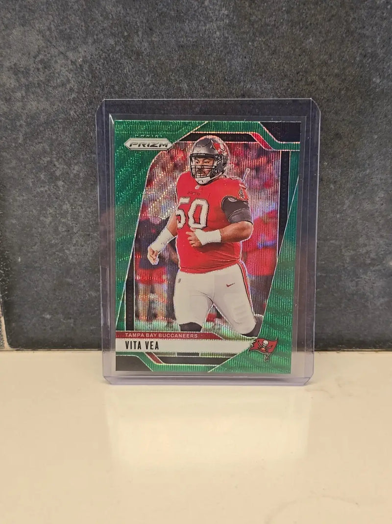 2024 Prizm Vita Vea GREEN WAVE #273 Tampa Bay Buccaneers - Football Card Single