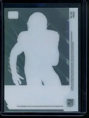 2024 Pro Set Justice Haynes #BA-JH1 Autograph 13/15 Football