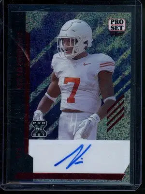 2024 Pro Set Keilan Robinson #BA-SPA1 Auto 4/4 Football - Football Card Single