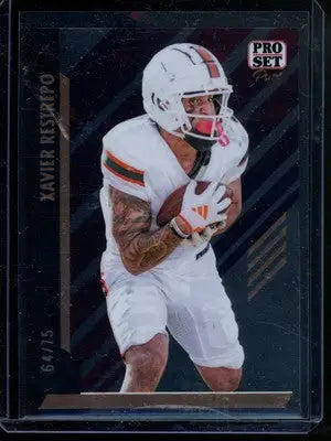 2024 Pro Set Pure Xavier Restrepo #108 64/75 Football - Football Card Single