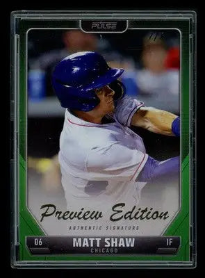 2024 Pulse Baseball Preview Edition Matt Shaw #A-MSH 7/7 Baseball