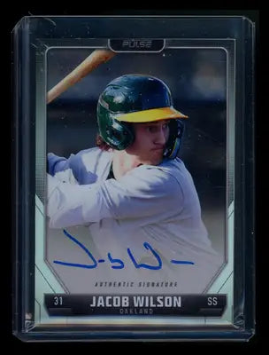 2024 Pulse Jacob Wilson #A-JWI Auto Baseball - Baseball Card Single