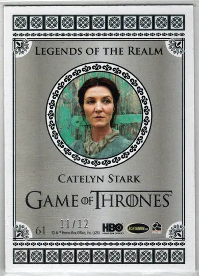 Rittenhouse Game of Thrones Legends Of The Realm Catelyn Stark insert card 2024