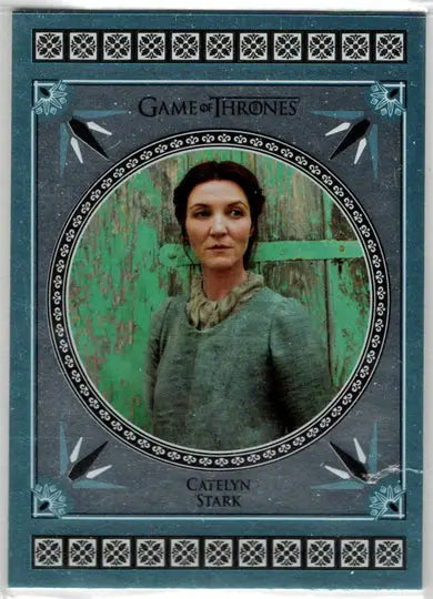 Rittenhouse Game of Thrones Catelyn Stark trading card from Legends Of The Realm series