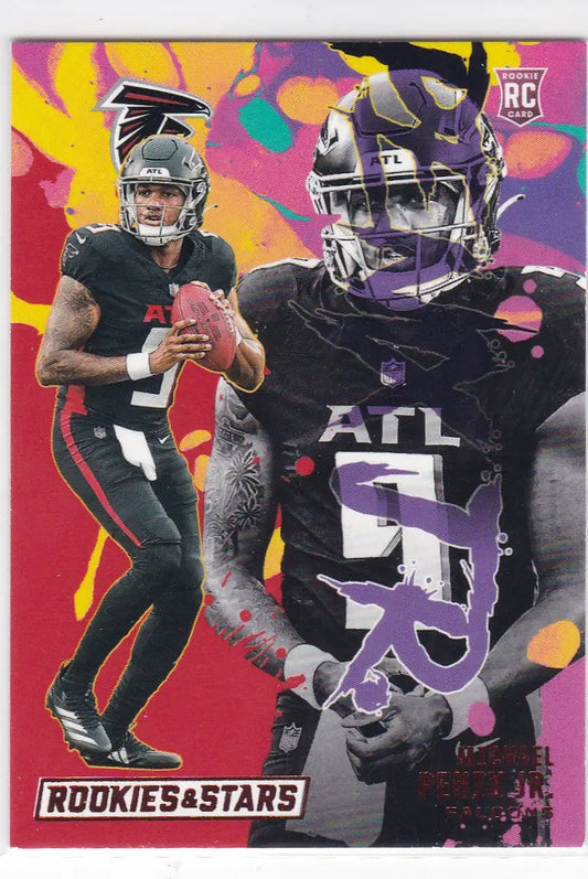 2024 ROOKIES AND STARS #RE-MPJ MICHAEL PENIX JR RED- ATLANTA FALCONS - Football Card Single