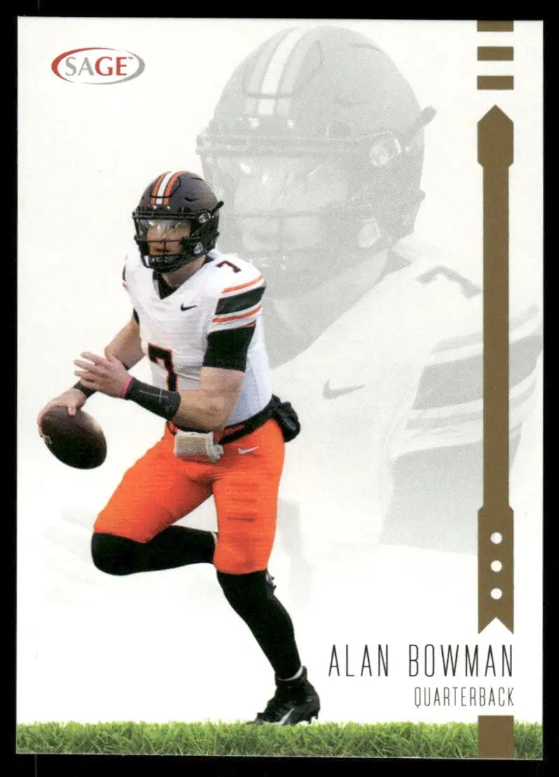 2024 SAGE Alan Bowman #80 Football - Football Card Single