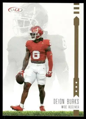 2024 SAGE Deion Burks #63 Football - Football Card Single