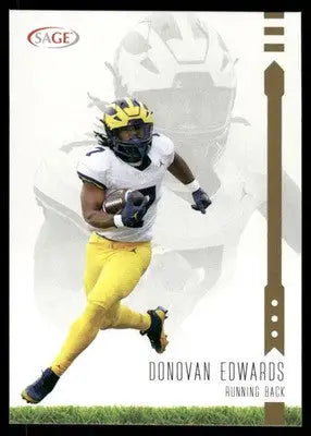 2024 SAGE Donovan Edwards #7 Football - Football Card Single