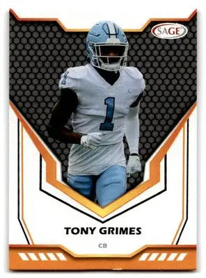 2024 SAGE HIT #33 Tony Grimes - Football Card Single
