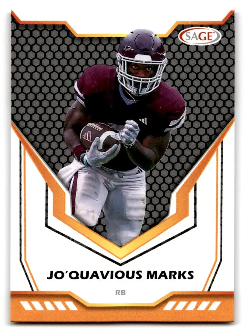 2024 SAGE HIT #36 Jo’Quavious Marks - Football Card Single