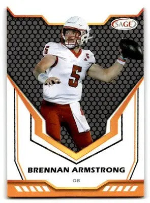 2024 SAGE HIT #4 Brennan Armstrong - Football Card Single
