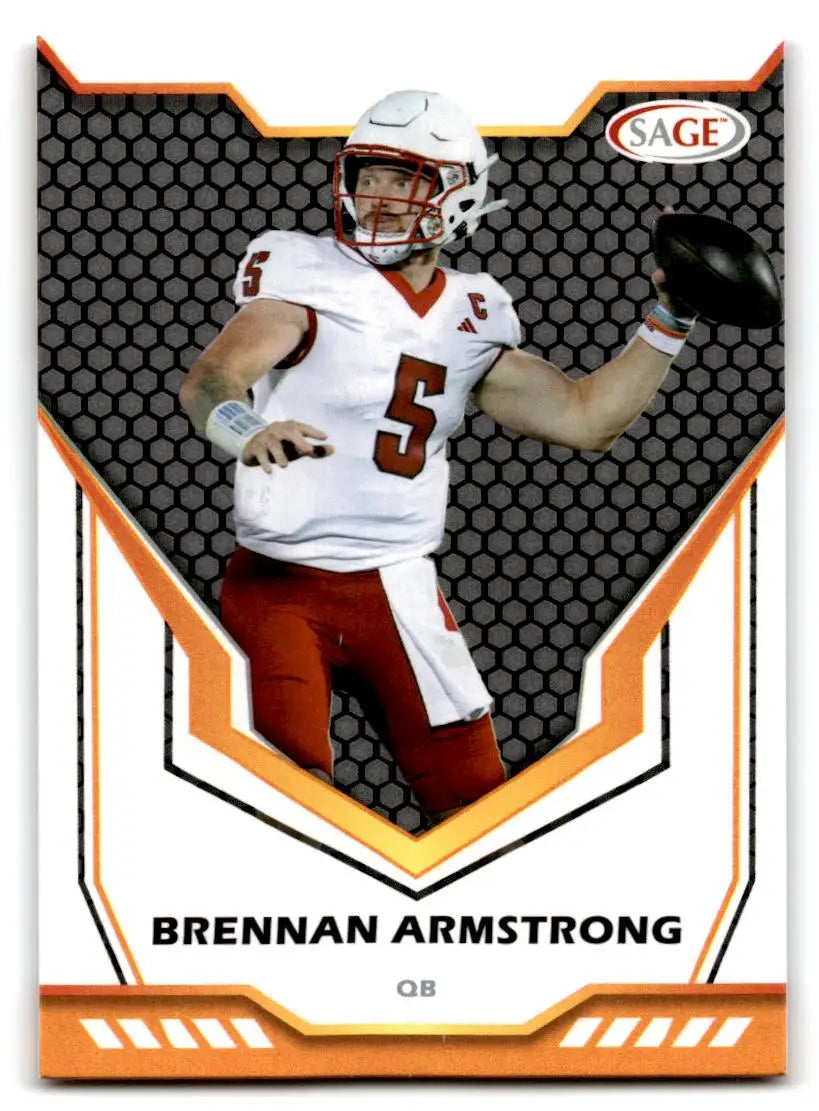 2024 SAGE HIT #4 Brennan Armstrong - Football Card Single