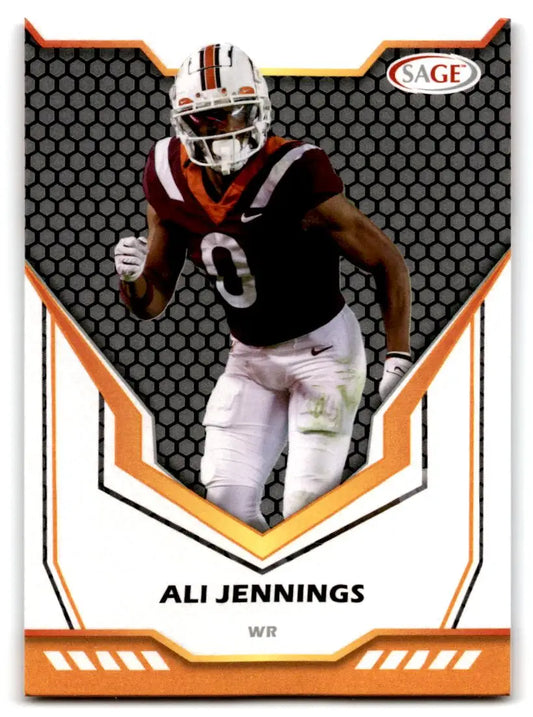 2024 SAGE HIT #52 Ali Jennings - Football Card Single