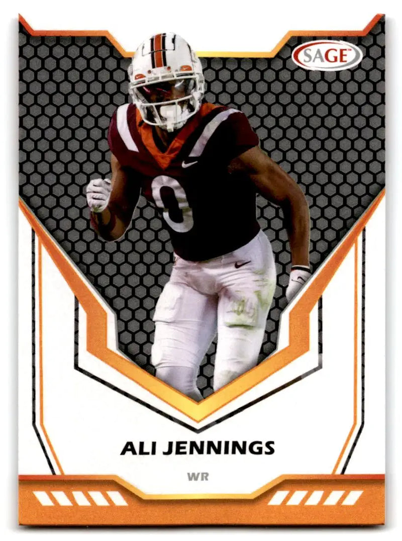 2024 SAGE HIT #52 Ali Jennings - Football Card Single
