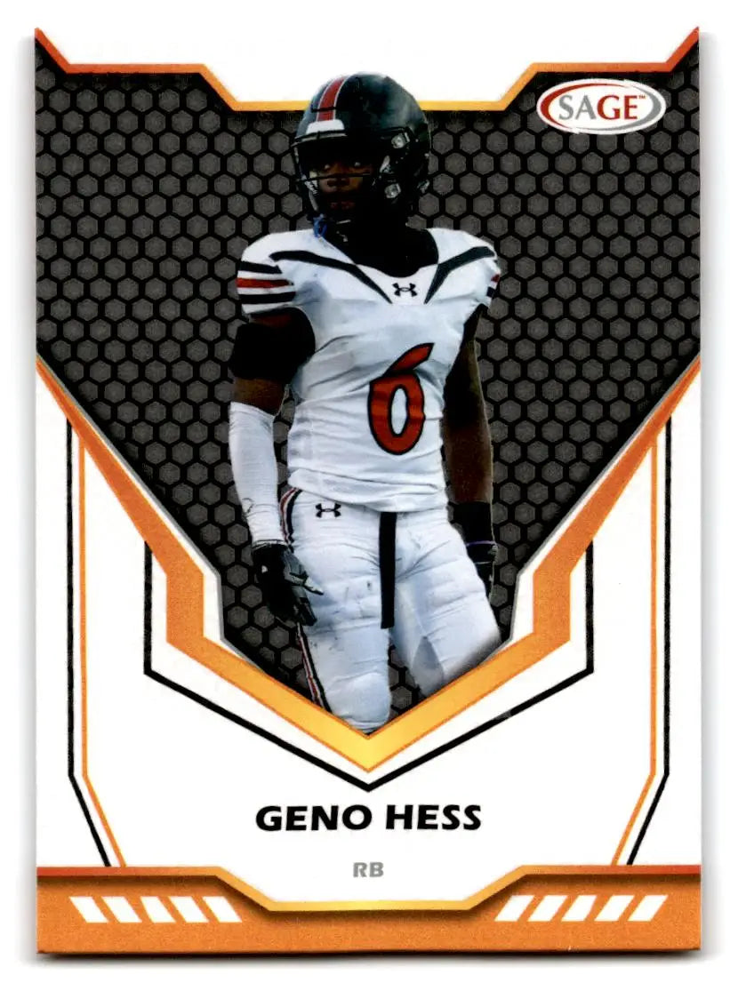 2024 SAGE HIT #6 Geno Hess - Baseball Card Single