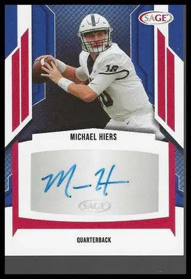 2024 SAGE HIT Autographs Red (Low Series) #A-MH Michael Hiers