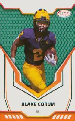 2024 SAGE HIT Green #11 Blake Corum SSP - Football Card Single