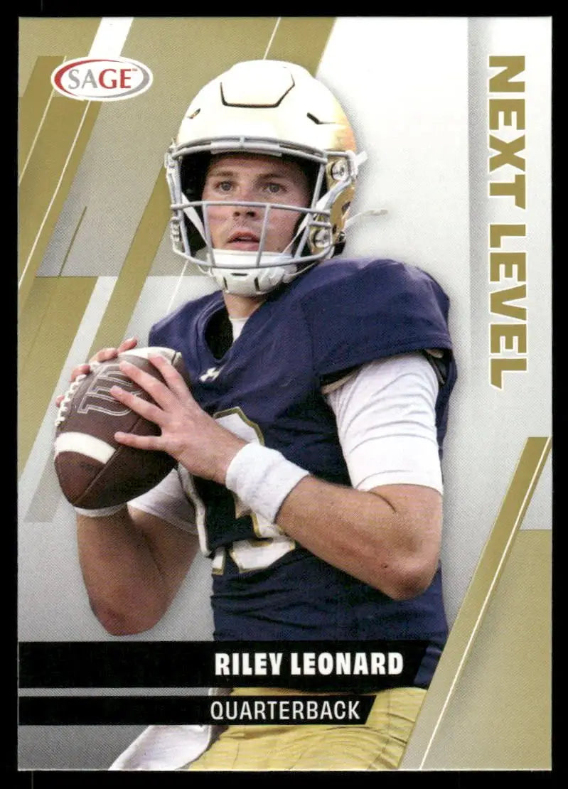 2024 SAGE Next Level Riley Leonard #86 Football - Football Card Single