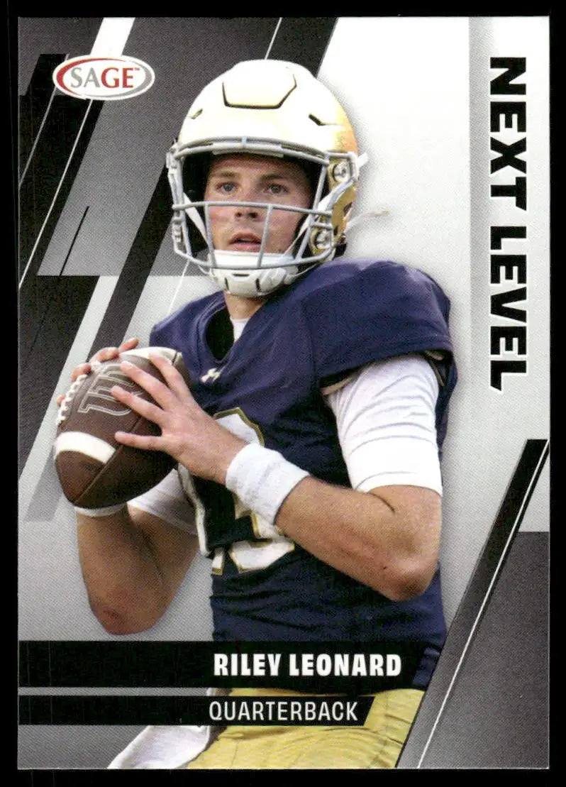 2024 SAGE Next Level Riley Leonard #86 Football - Football Card Single