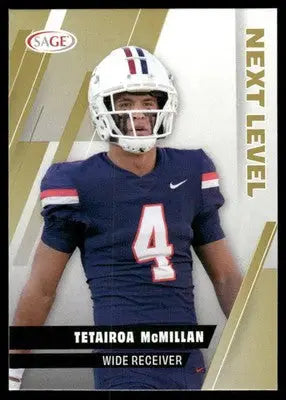 2024 SAGE Next Level Tetairoa McMillan #93 Football - Football Card Single