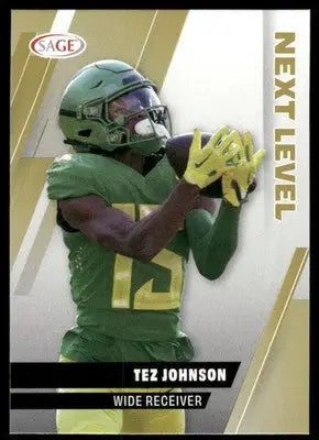 2024 SAGE Next Level Tez Johnson #100 Football - Football Card Single