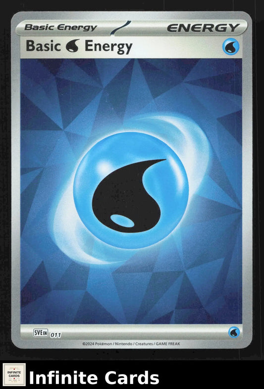 2024 Scarlet & Violet Energies Basic Water Energy Holo 011 Common NM