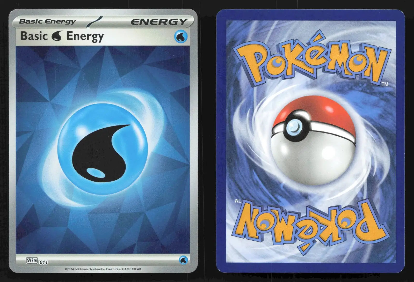 2024 Scarlet & Violet Energies Basic Water Energy Holo 011 Common NM