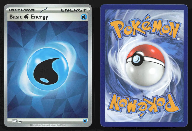 2024 Scarlet & Violet Energies Basic Water Energy Holo 011 Common NM