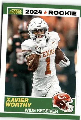 2024 Score #1 Xavier Worthy 35th Anniversary Rookies - Football Card Single