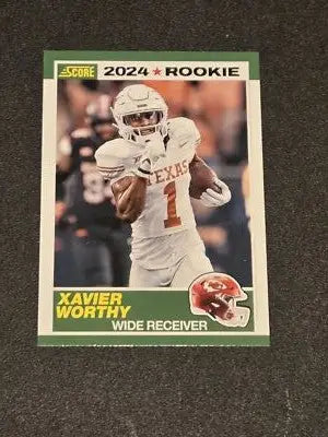 2024 Score #1 Xavier Worthy 35th Anniversary Rookies - Football Card Single