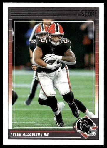 Original gloss Tyler Allgeier football card 2024 Score NM-MT Falcons ID 75543