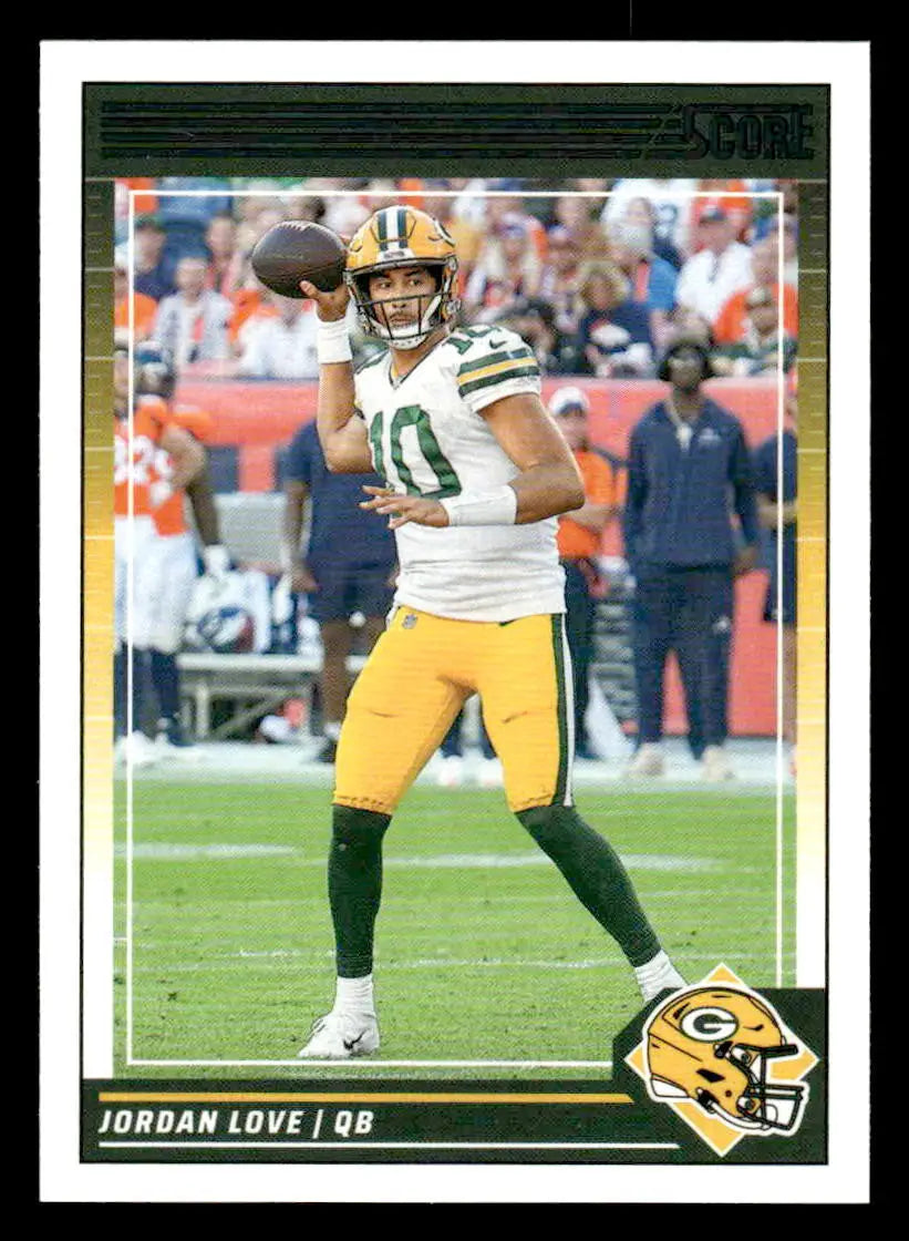 2024 Score #102 Jordan Love - Football Card Single