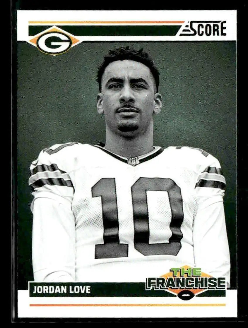 2024 Score #12 Jordan Love The Franchise - Football Card Single