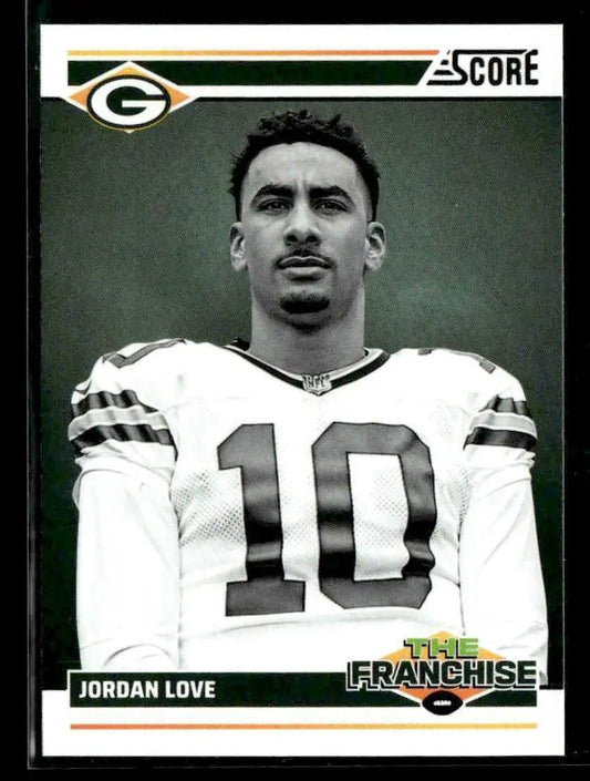 2024 Score #12 Jordan Love The Franchise - Football Card Single