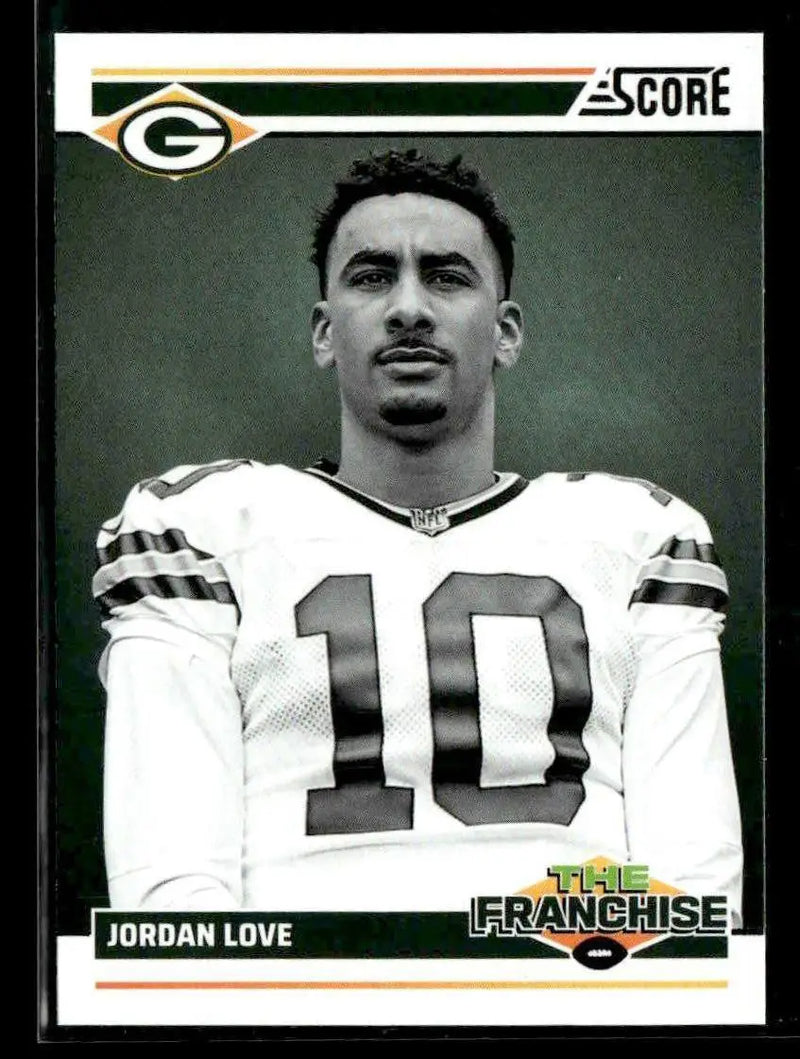 2024 Score #12 Jordan Love The Franchise - Football Card Single