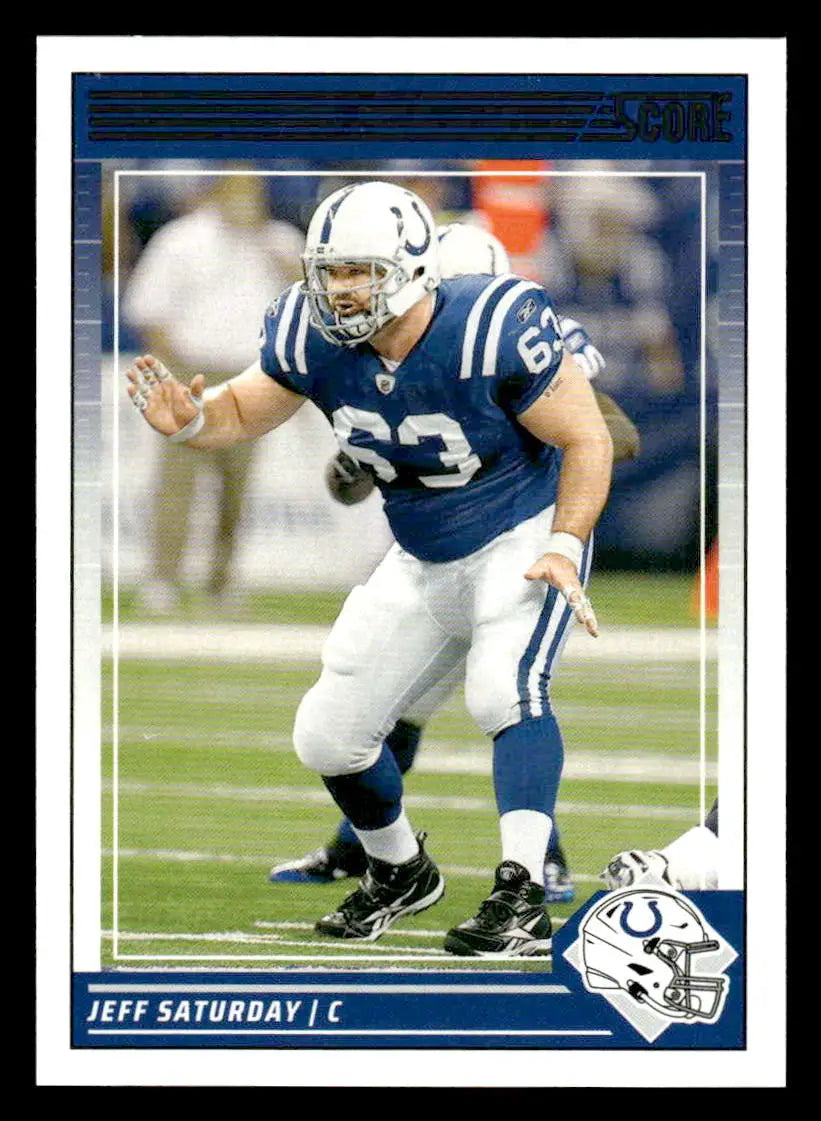 2024 Score #125 Jeff Saturday - Football Card Single