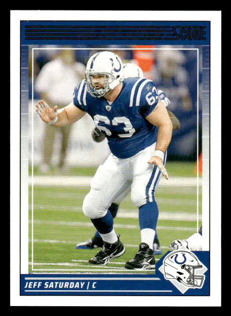 2024 Score #125 Jeff Saturday - Football Card Single