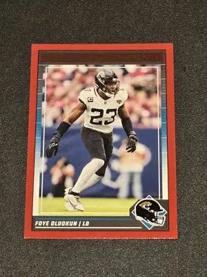2024 Score #129 Foye Oluokun Red - Football Card Single